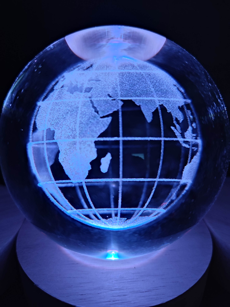 Hologrammkugel - Erde - Farbwechsel